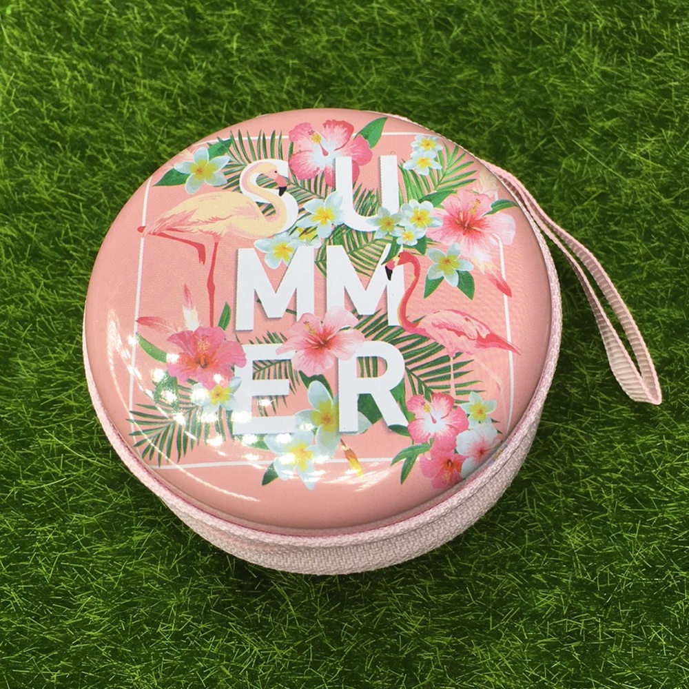 Summer Pink Flamingo Coin  Purse PRICE IS FIRM - Picture 5 of 8